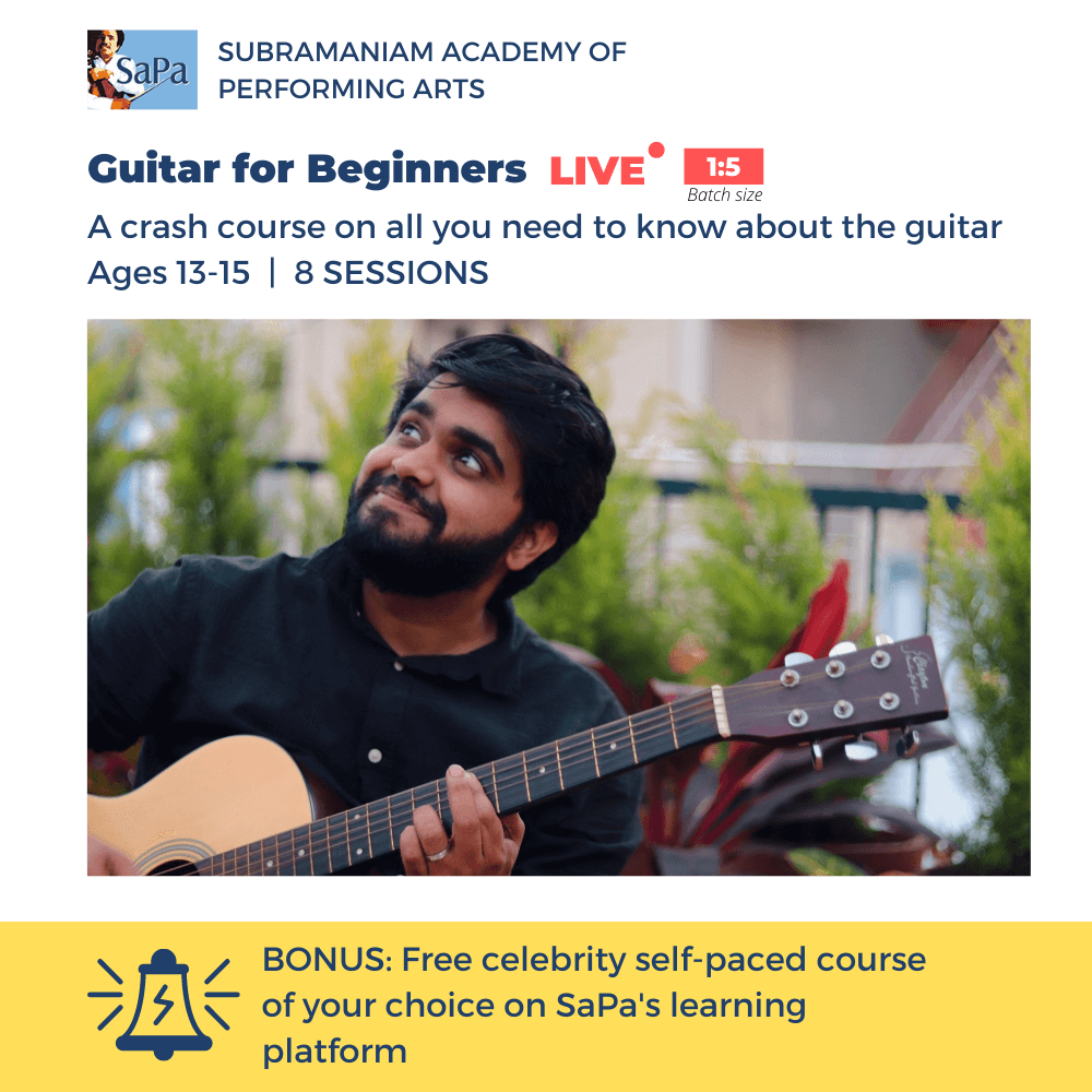Guitar for Beginners (13 to 15 years)