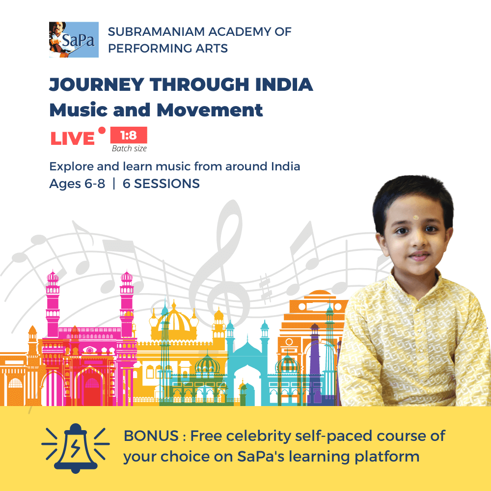 Journey through India - Indian music and movement (6 to 8 years)